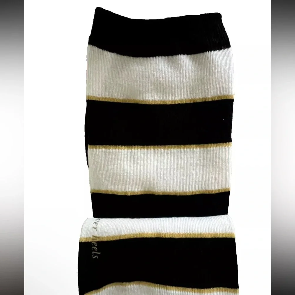 Kate Spade Crew Socks Elephant  Black Red White Stripe 3pk‎ KSNY